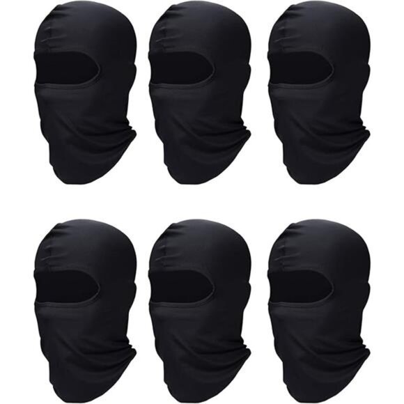 6 Pcs Ski Mask Cover Balaclava Full Face Mask Summer Face Cover UV - Picture 8 of 8